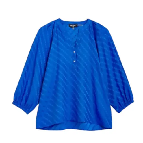 Karl Lagerfeld Paris MEDIUM Sunglass Jacquard Blouse