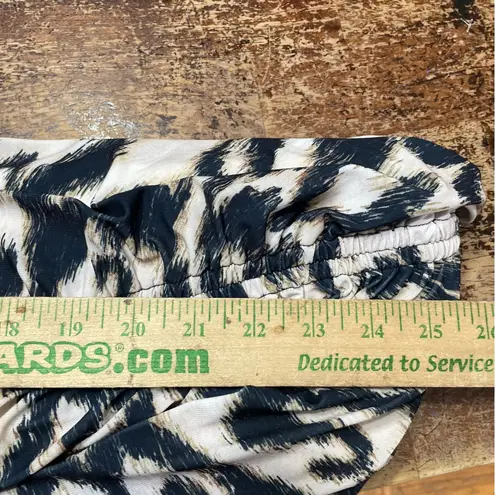 NEW MARIA CHER moreno mich midi dress in ethnic ecru XS Black