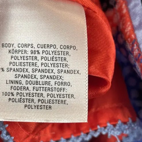 HD in Paris Lyanna Floral Skirt Small Red Blue Anthropologie Feminine Bloomcore