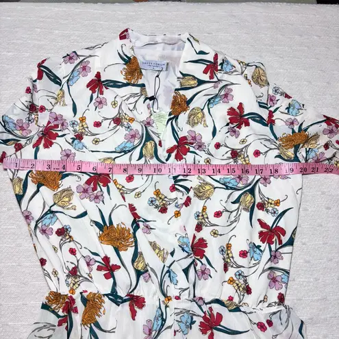 Dress Forum Floral V-Neck Dress / Romper, Size M