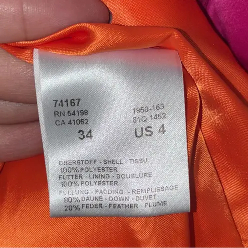 Bogner Puffer Down Ski Snow Jacket in Fuchsia Size 4 Pink