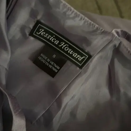 Jessica Howard Formal Sheath Dress with Jacket Lavender Size 8