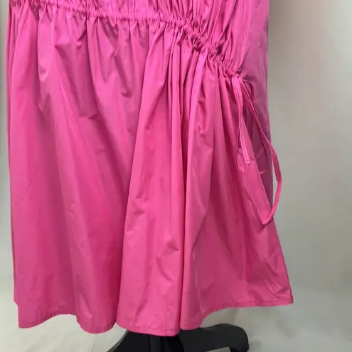 Future Collective hot pink puff sleeve dress woman’s size large