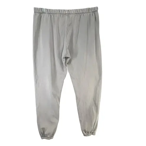 Victorias Secret Pink Jogger Sweatpants S Gray Logo Lounge Sporty Casual Y2K