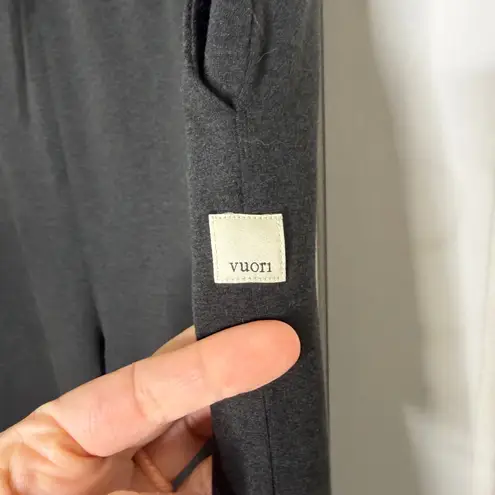 Vuori  Women's Halo Essential Wide leg Pant Medium Heathered Grey Black