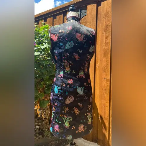 Vintage 90’s Solz Squirrel Cheongsam Qipao Dress Black Size 38 US Size S 4/5 EUC