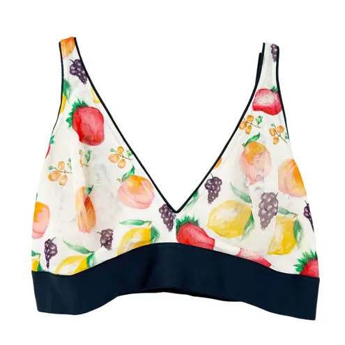 Parade Womens Pin Up Novelty Lingerie Fruit Print Plunge V