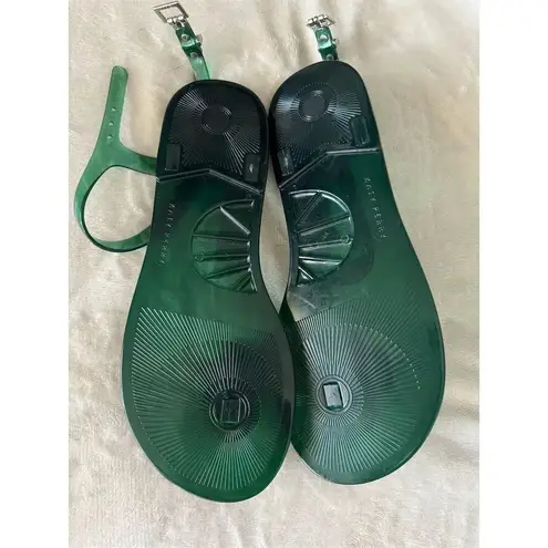 Katy Perry Women's Green Cactus Scented Jelly Sandals Size 8
