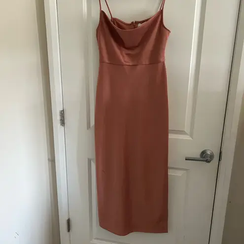 Sachin + Babi Brown Slip Midi Dress Size 8