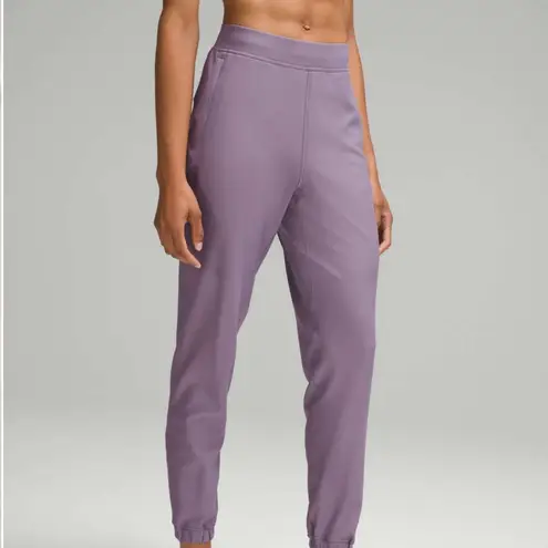 Lululemon  Adapted State High Rise Fleece Jogger Full Length Size 8 Purple Ash