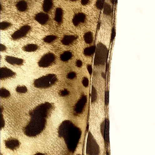 Dolce & Gabbana $1860 Dolce Gabbana Silk Leopard Top Blouse Shirt size 4 US / IT 40
