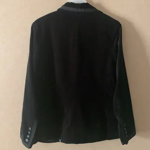 Vintage GEORGE by Mark Eisen Black Velvet Jacket Size 16