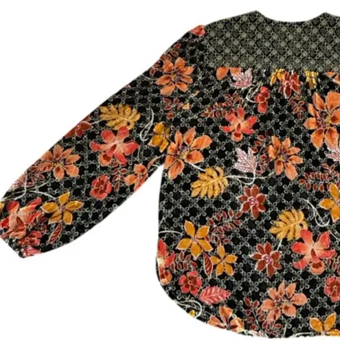 Johnny Was “Jasmoon” Flore Velvet Blouse NWT