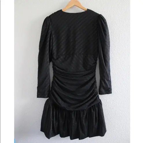 Maje Robe Rayures Lurex Dress