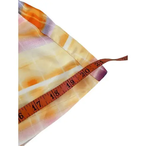 Future Collective Ruffle Trim Flowy Shorts Sz XL Coastal Beach Everyday Formal Orange