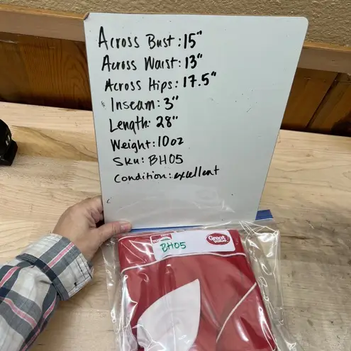 Voodoo Vixen Red Nautical Sleeveless Playsuit Bow Button Accents Size Small