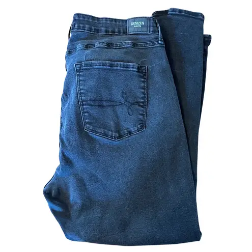 Denizen from Levi's Denizen Levi's Womens Ultra High Rise Super Skinny Jeans Black Wash Size 18 W34