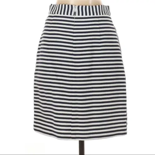WHIT Textured Asymmetrical Striped Skirt Size 4 White