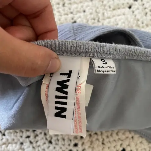 Twiin Cheeky Bikini Bottoms Gray (Small)