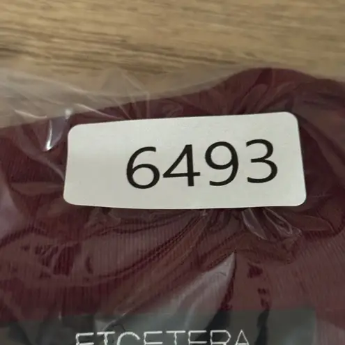 Etcetera Cardigan Blazer Red Knit Colorful Career Office Casual Size Medium