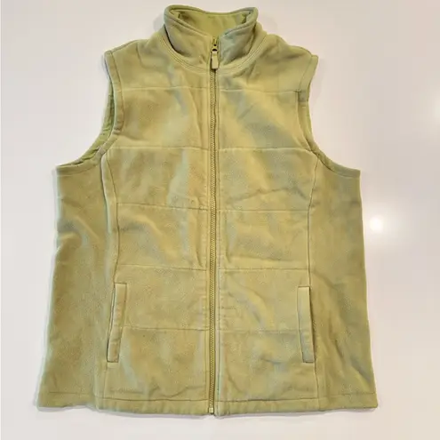 Lands' End  Lime Green‎ Zip Up Vest Size Medium thumbnail 6