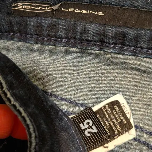 William Rast Womens 25 Sienna Leggings Skinny Leg Jeans Dark Denim Wash