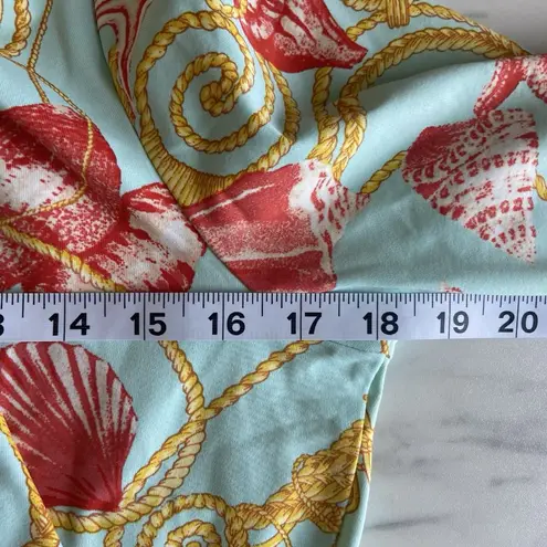 J. McLaughlin Seashell Wrap Top Womens Catalina Top Size Small Resort Beach Rope