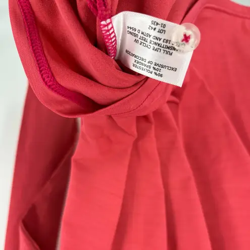 Coolibar women’s prestwick long sleeve pink UV protection golf polo shirt size M Size M