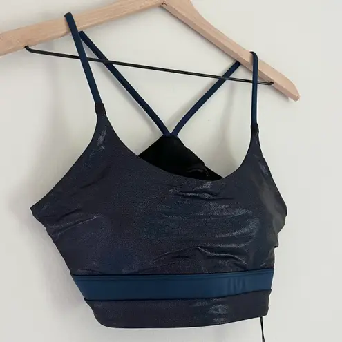 Zyia NWT Women’s Blue Twilight Luxe Sports Bra Size Medium