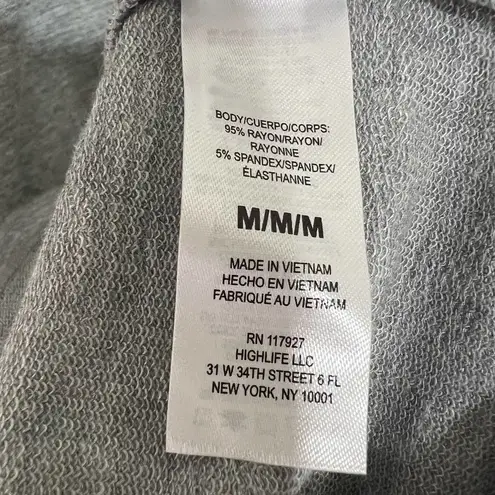 Gaiam Mindful French Terry Yoga Dress Size Medium Grey Heather New