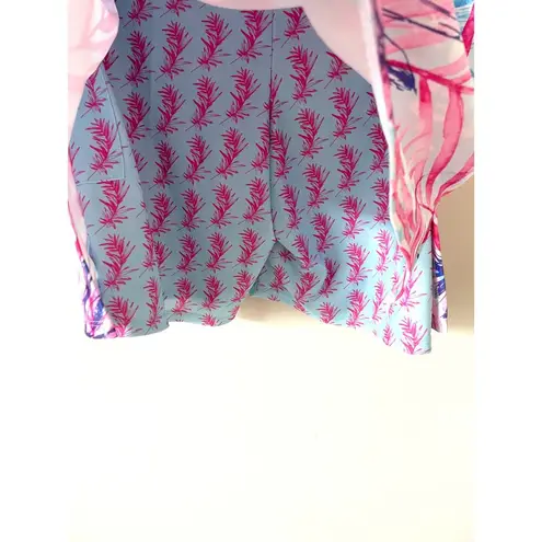 Skort Obsession Golf Fitness Athletic Skirt Skort Pink Blue Size Large NEW