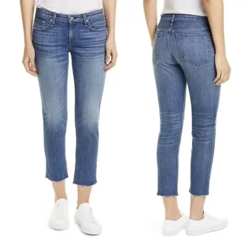 Rag and Bone  The Dre Slim Fit Ankle Boyfriend Jeans BALBOA Size 25 ($225)‎