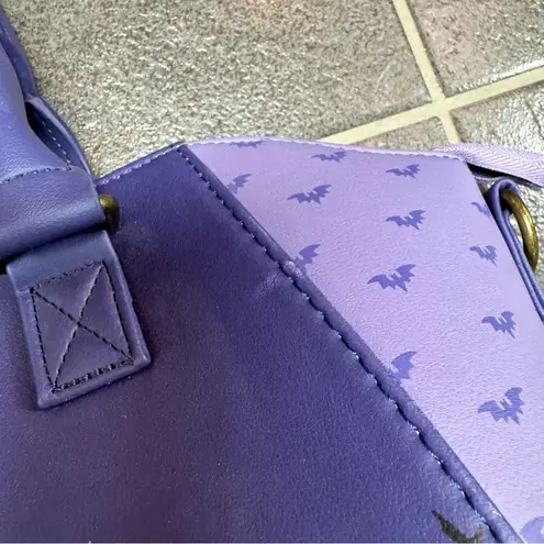 Lounge Fly Disney Haunted Mansion Satchel Bag Purse Handbag Purple