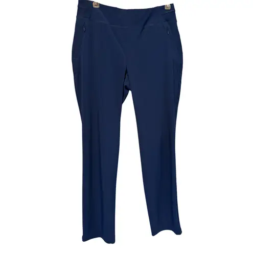 Chico's Zenergy Women's Knit Waist Pant UPF 50+ Fabric in Blue Size 2