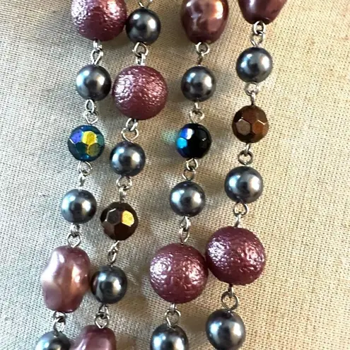 Cookie Lee long beaded necklace