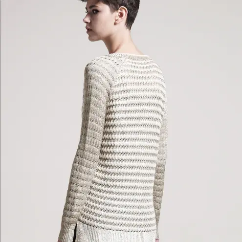 Rag and Bone  Laura Alpaca Metallic Gold Cardigan - Image 5