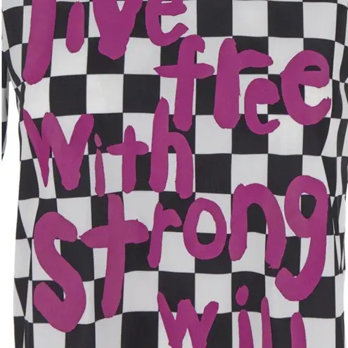 Comme Des Garçons Comme Des Garçons Checked T Shirt White Size M