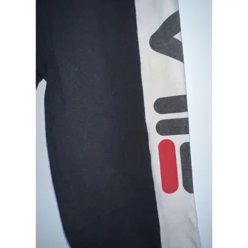 FILA  Womens Leggings Activewear Pants Size XS Black White