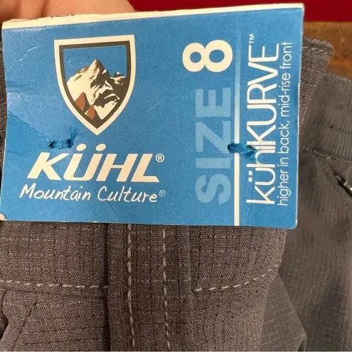 Kuhl New Trekr Skort Hiking Skirt RN108846 Outdoor Gray Tech Travel Skort Sz 8