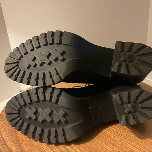 Vagabond Shoemakers Black Textile Dioon Goth Grunge Ankle Booties Lug Sole -41