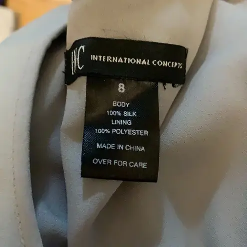 Women’s Inc Concepts gray dress layered sleeveless 8