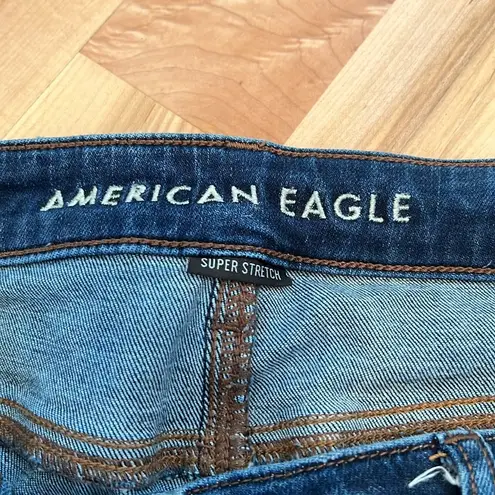 American Eagle  Dark Wash Distressed Jegging Jeans