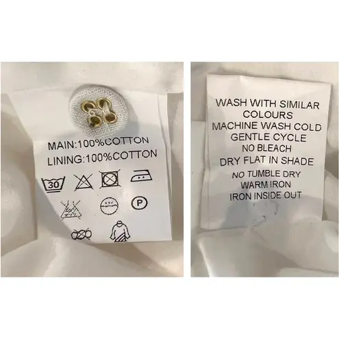 Mon Renn Harriet Midi Dress Size US/Medium White