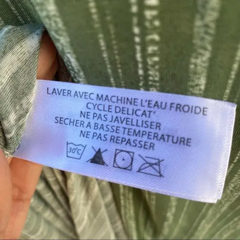 Exist olive long maxi cold Shoulder dress Size Large NEW