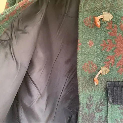 British Khaki Vintage by Robert Lighton duffel style wool blend coat, green