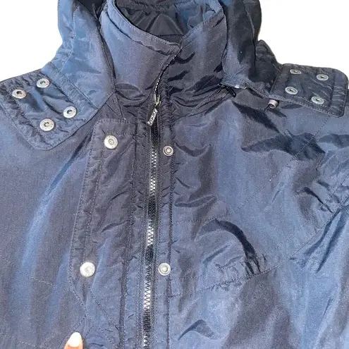 Head Skiwear winter skiing jacket coat puffer vintage hooded black size 10