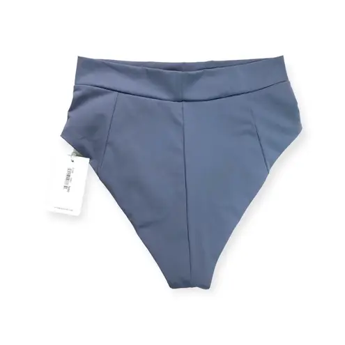 Vitamin A Ibiza Blue Grey High Waisted Eco Lux Swim Bottoms