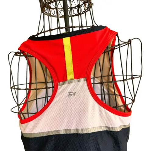 Vintage Tail Athletic Racerback Top Medium Colorblock Pickleball Tennis Golf Black Size undefined