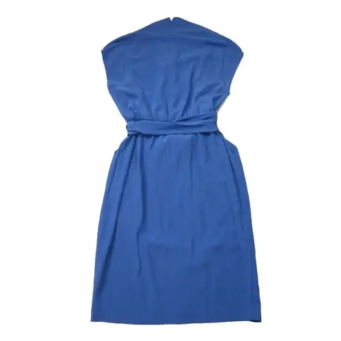 MM.LaFleur NWT The Hailey in Cerulean Blue Soft Wave Wrap Waist Dress 12