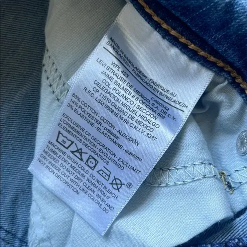 Denizen from Levi's Distressed Blue Low Rise Jeans